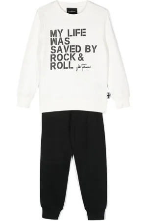 John Richmond Text-print tracksuit