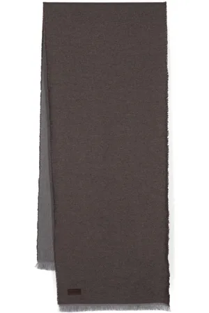CANALI Logo-tag scarf