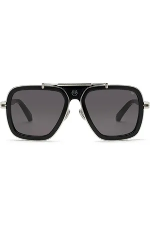 Philipp Plein Plein Icon oversize-frame sunglasses