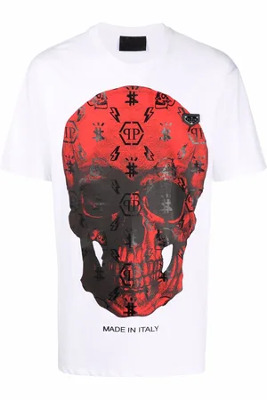 Philipp Plein Monogram skull T-shirt