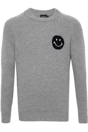 JOSHUA SANDERS Smiley face-motif sweater