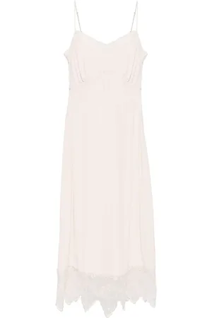 Simone Rocha Lace-trim slip dress