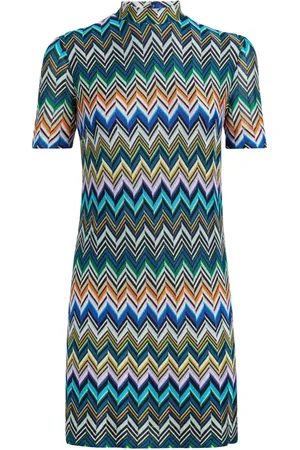 Missoni Zigzag-pattern mini dress