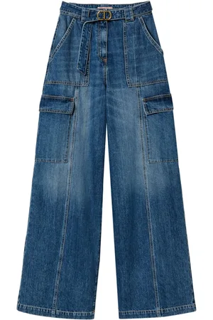 Twin-Set High-rise belted jeans