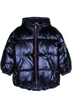 Billieblush Logo-tag padded coat