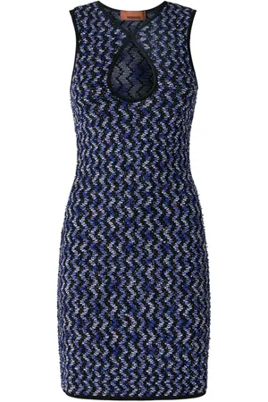 Missoni Zigzag sequinned mini dress