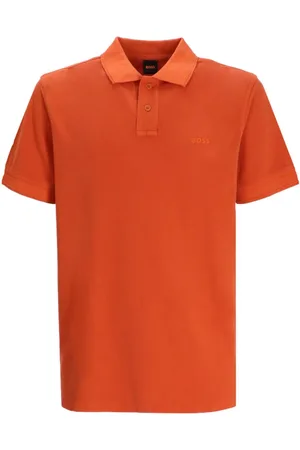 HUGO BOSS Logo-print piqué polo shirt