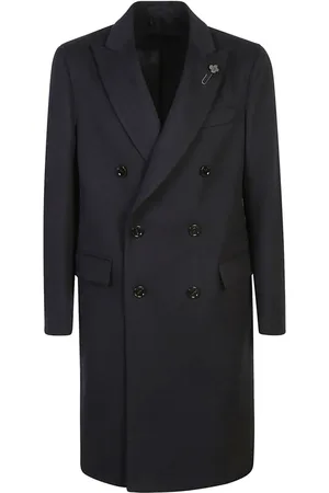 LARDINI Brooch-detail coat