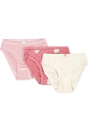 Petit Bateau Elasticated organic cotton underwear (pack of three)