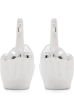 Y / PROJECT Hand-shaped polished earrings