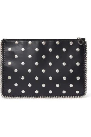 Stella McCartney Stud-embellished clutch bag