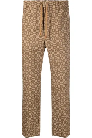 Gucci Horsebit jacquard-logo track pants