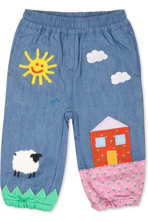 Stella McCartney Farmyard-appliqu?? jeans