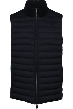 N.PEAL Reversible cotton blend gilet