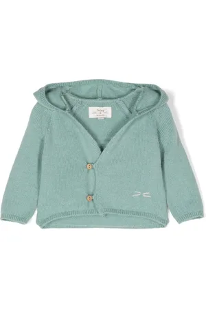 TEDDY & MINOU Logo-embroidered cardigan