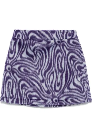 PUCCI Junior Swirl-pattern skirt