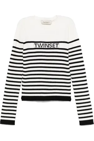 Twin-Set Logo-jacquard sweater
