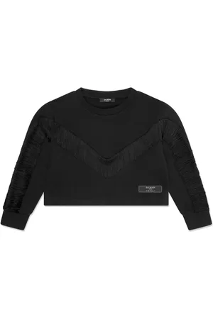 Balmain Fringe-detailing sweatshirt