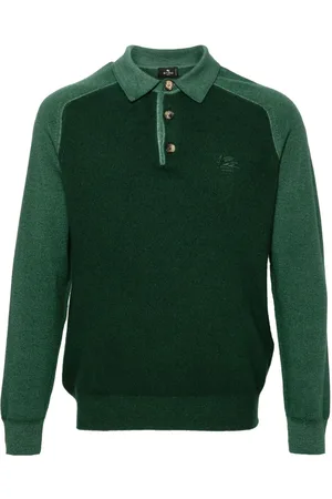 Etro Pegaso-embroidered wool sweater