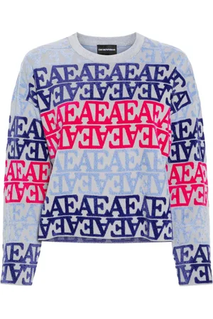 Emporio Armani Logo-flocked sweater