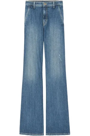 NILI LOTAN Anna mid-rise wide-leg jeans
