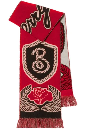 Burberry B Shield jacquard scarf