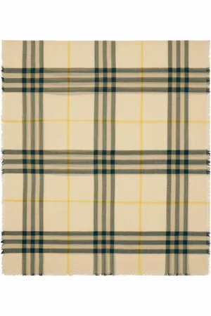 Burberry Checked wool scarf