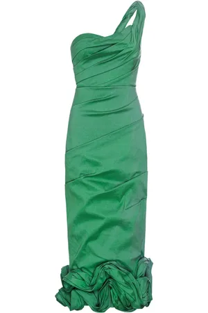 RACHEL GILBERT Ochre midi dress