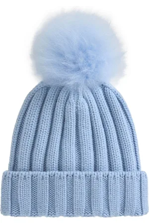 Woolrich Pompom virgin wool beanie