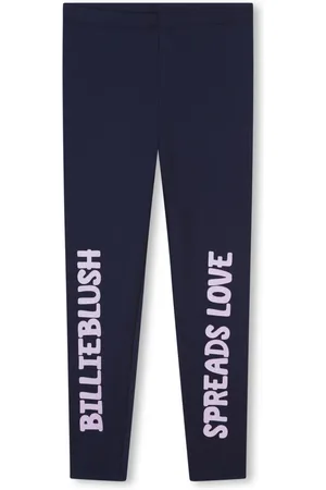 Billieblush Logo-lettering leggings