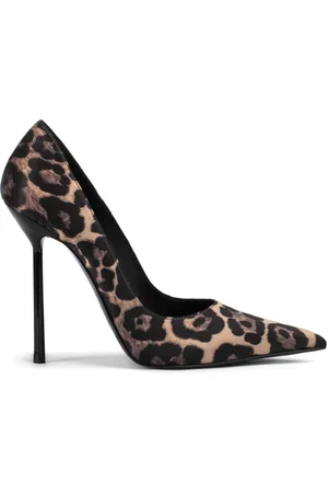 LE SILLA Bella 120mm leopard-print pumps