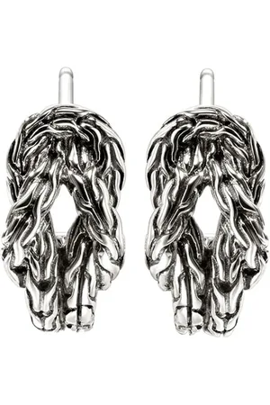 John Hardy Love Knot hoop earrings