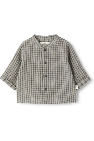 TEDDY & MINOU Grid-pattern shirt