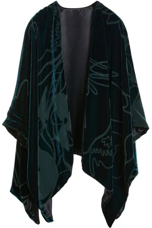 Giorgio Armani Devor?? velvet cape