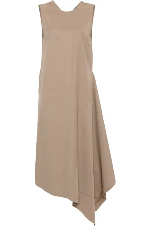 UMA WANG V-back draped dress