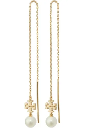 Tory Burch Kira pearl hoop earring