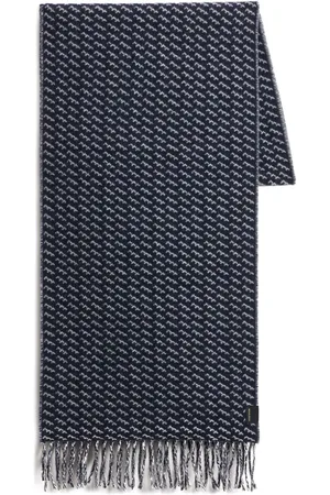 Woolrich Reversible wool scarf
