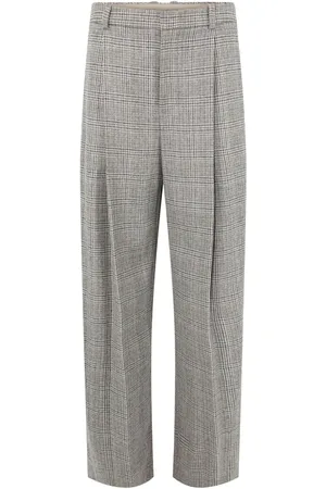 Vince Plaid-check trousers