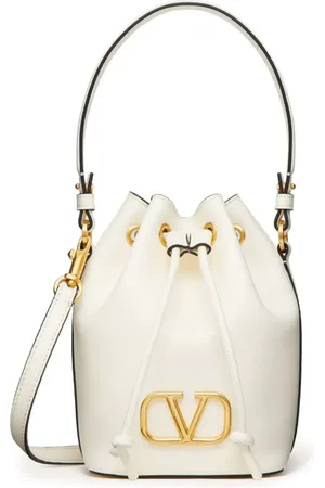 VALENTINO GARAVANI Mini VLogo Signature leather bucket bag