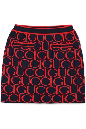 Gucci Wool-jacquard skirt