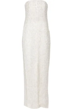 Totême Strapless fil-coup� dress