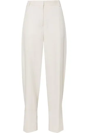 Totême Buckled slouch trousers
