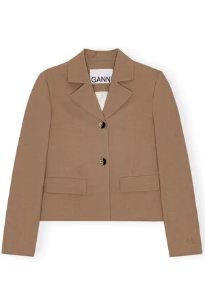 Ganni Single-breasted blazer