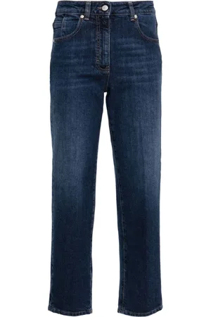 PESERICO SIGN Stretch-cotton jeans