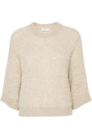 PESERICO SIGN Lurex bouclé sweater