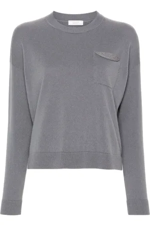 PESERICO SIGN Ribbed-knit sweater