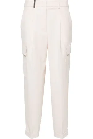 PESERICO SIGN Bead-embellished cargo pants
