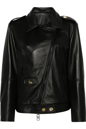 Elisabetta Franchi Oversized biker jacket