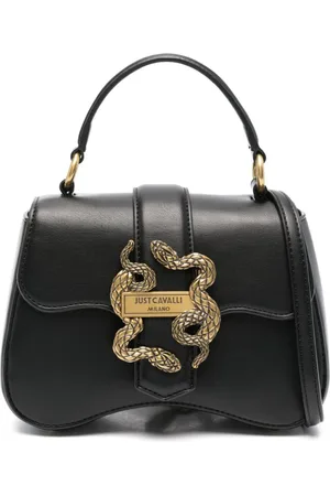 Roberto Cavalli Logo-buckle tote bag