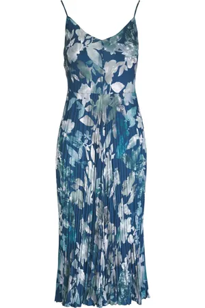 Vince Floral-print midi dress